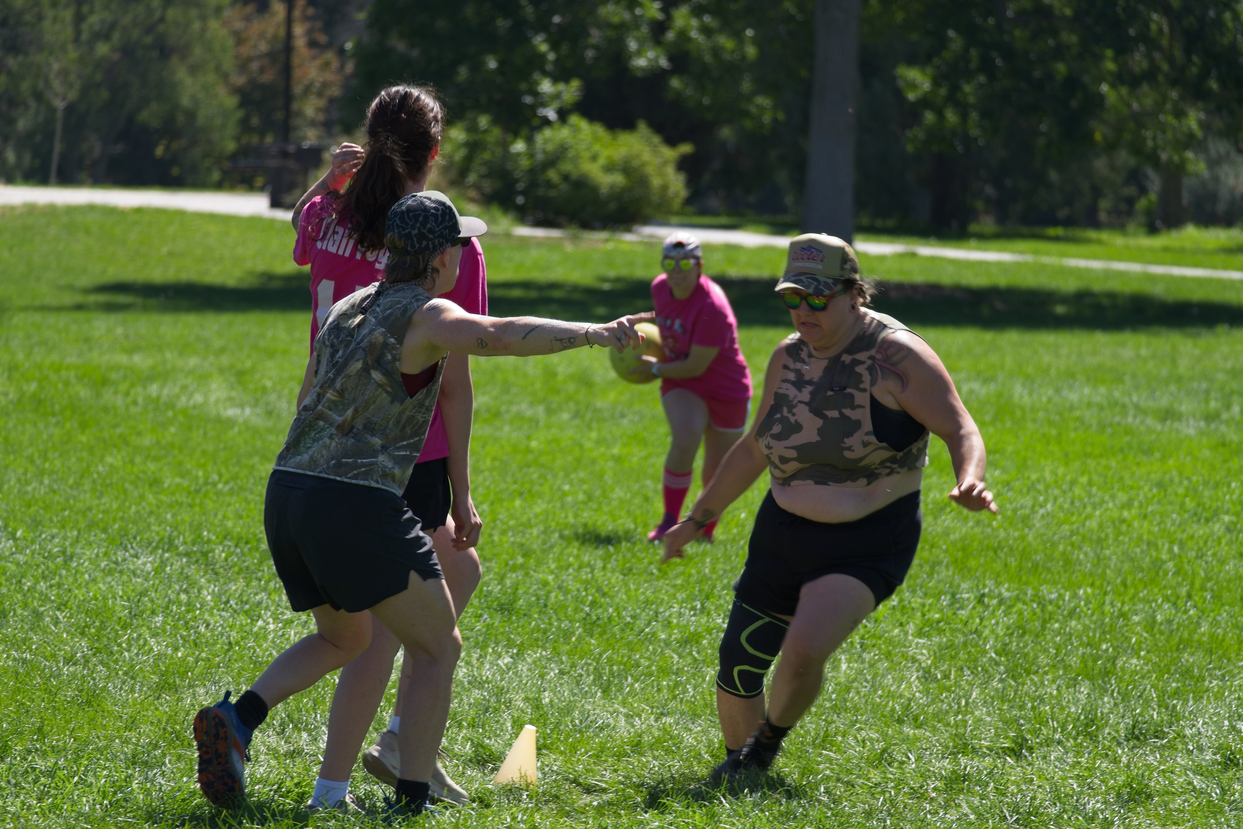 Kickball action